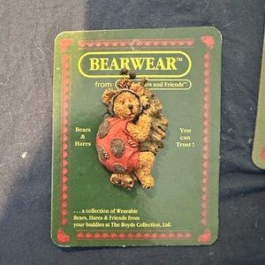 Boyds bears ladybug lapel pin NEVER WORN